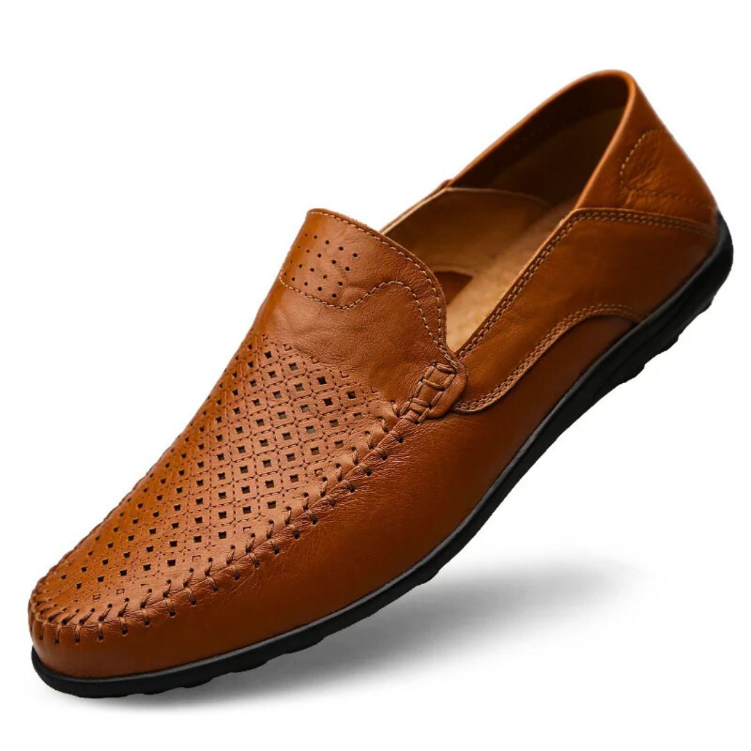 Gunnar | Men's Perforated Leather Loafer