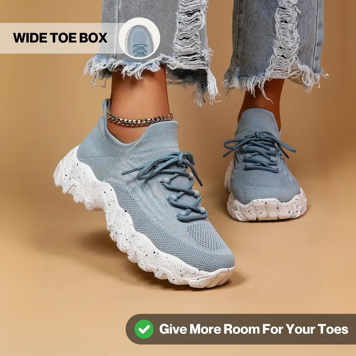 Octavia | Women's Mesh Lace Up Sneaker