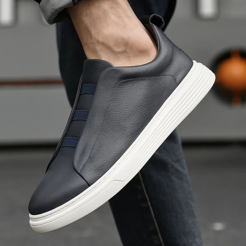 Erasmus | Men's Smooth Lace Up Sneaker