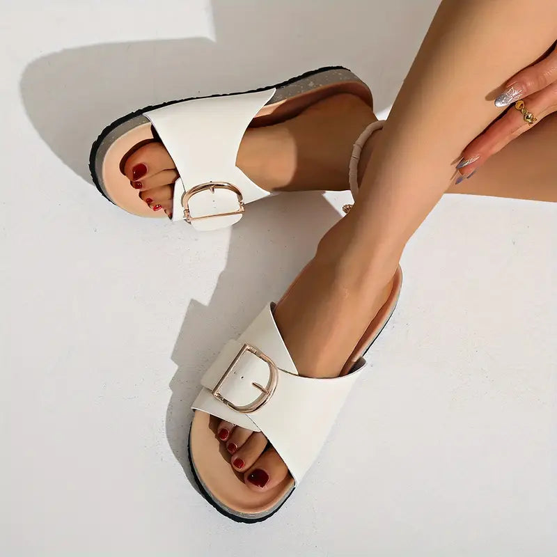 Belen | Women's Synthetic Open Toe Slide
