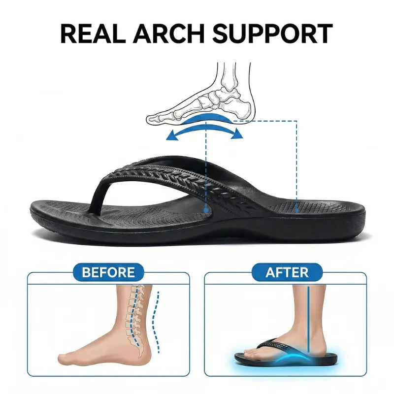 Gerda | Women's Textured Toe Post Flip Flop