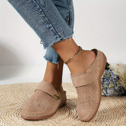Valentina | Women's Perforated Textured Mule