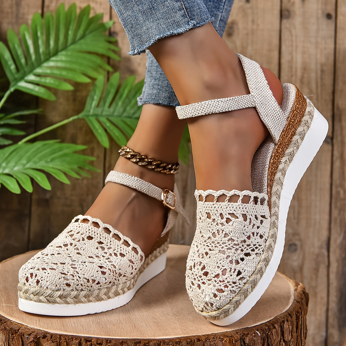 Stina | Women's Woven Knit Sandal