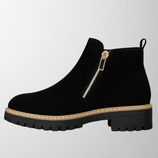 Kira | Women's Round Toe Zip Boot
