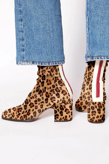 Greer | Women's Square Toe Block Heel Boot