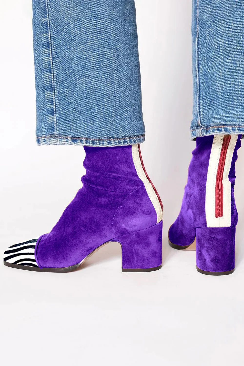 Greer | Women's Square Toe Block Heel Boot