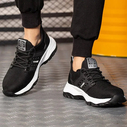 Vitus | Men's Mesh Lace Up Safety Shoe