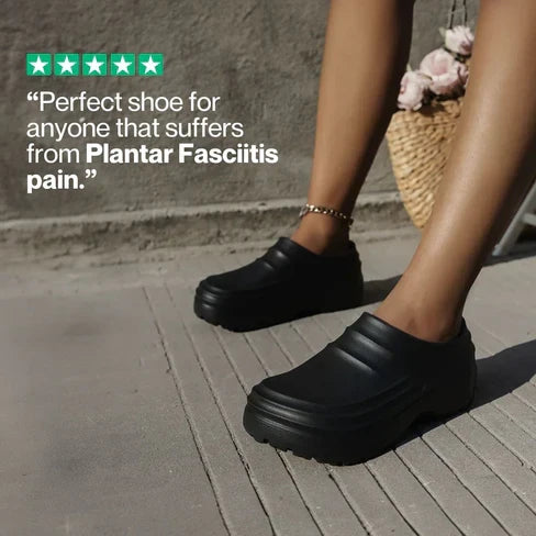 Tamara | Unisex Wide Fit Grooved Clog