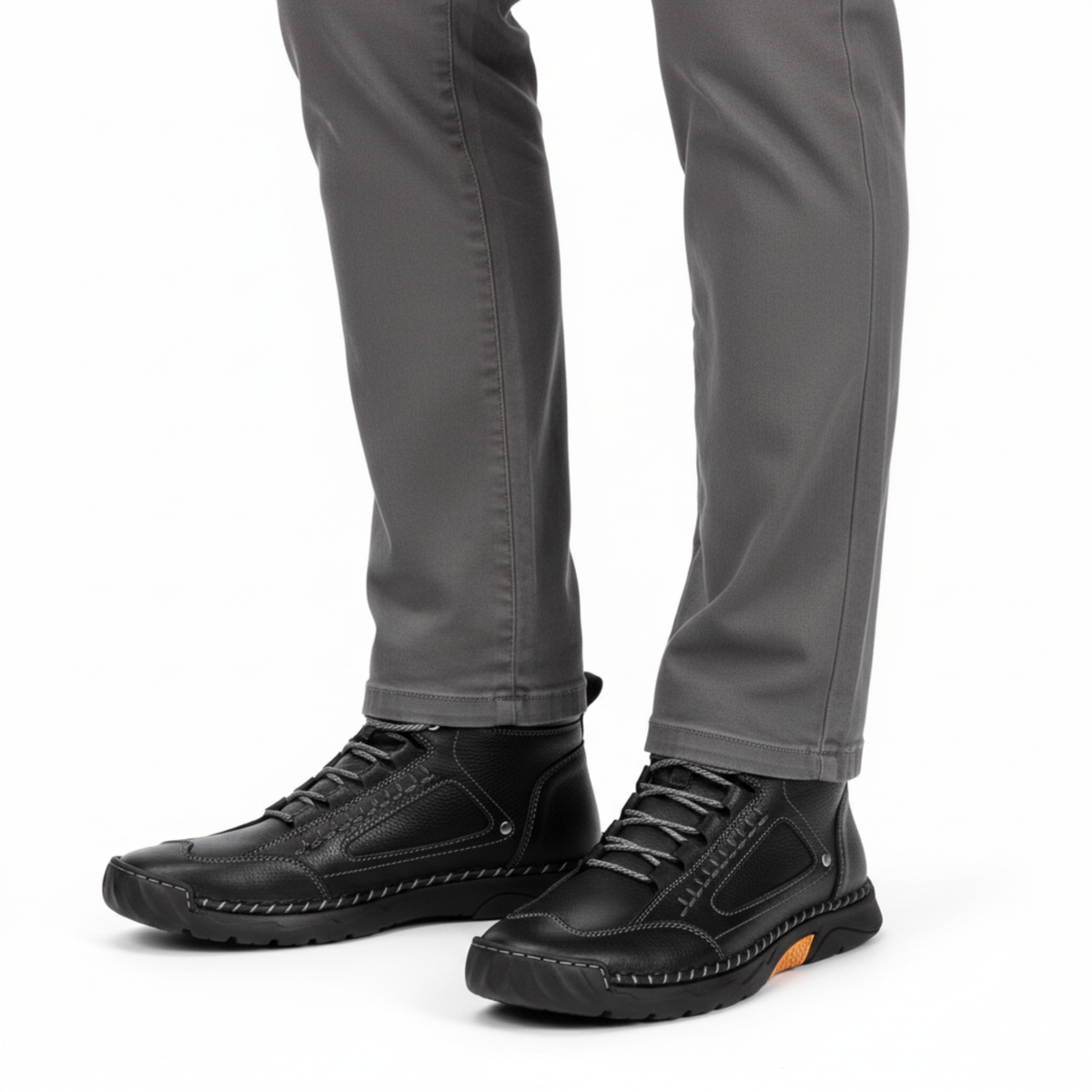 Hamish | Men's Smooth Wide Fit Hiking Boot