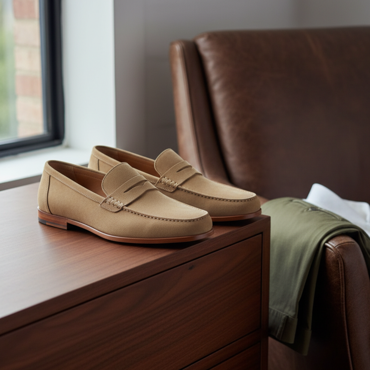 Benedict | Men's Suede Slip on Loafer