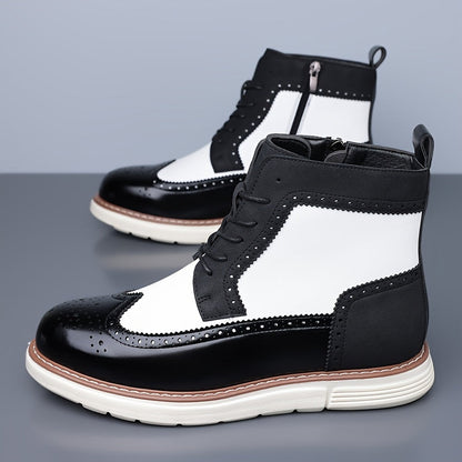 Mark | Men's Perforated Leather Look Boot