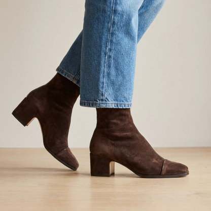 Greer | Women's Square Toe Block Heel Boot