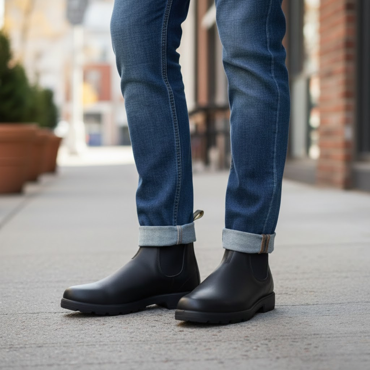 Jarno | Men's Denim Wide Fit Boot