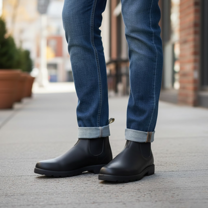 Jarno | Men's Denim Wide Fit Boot
