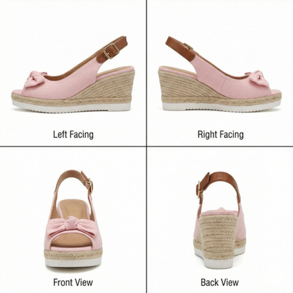 Ylva | Women's Knot Textured Sandal