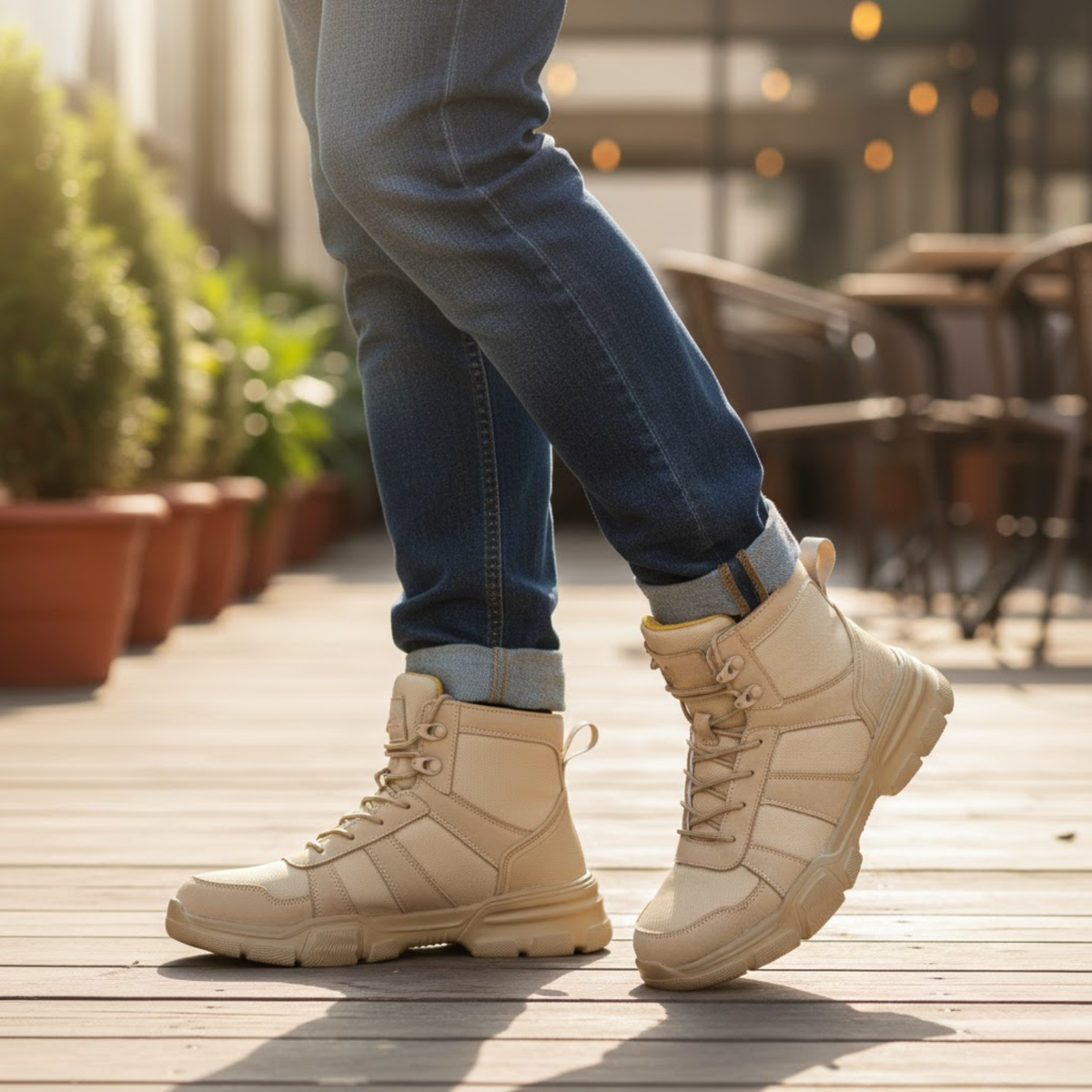 Alexia | Women's Grooved Contoured Work Boot