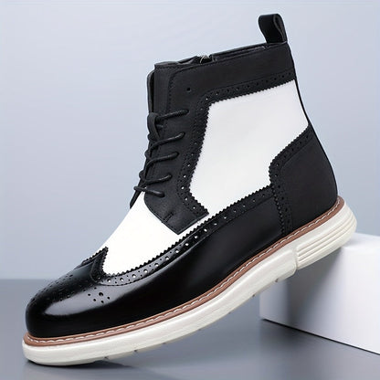 Mark | Men's Perforated Leather Look Boot
