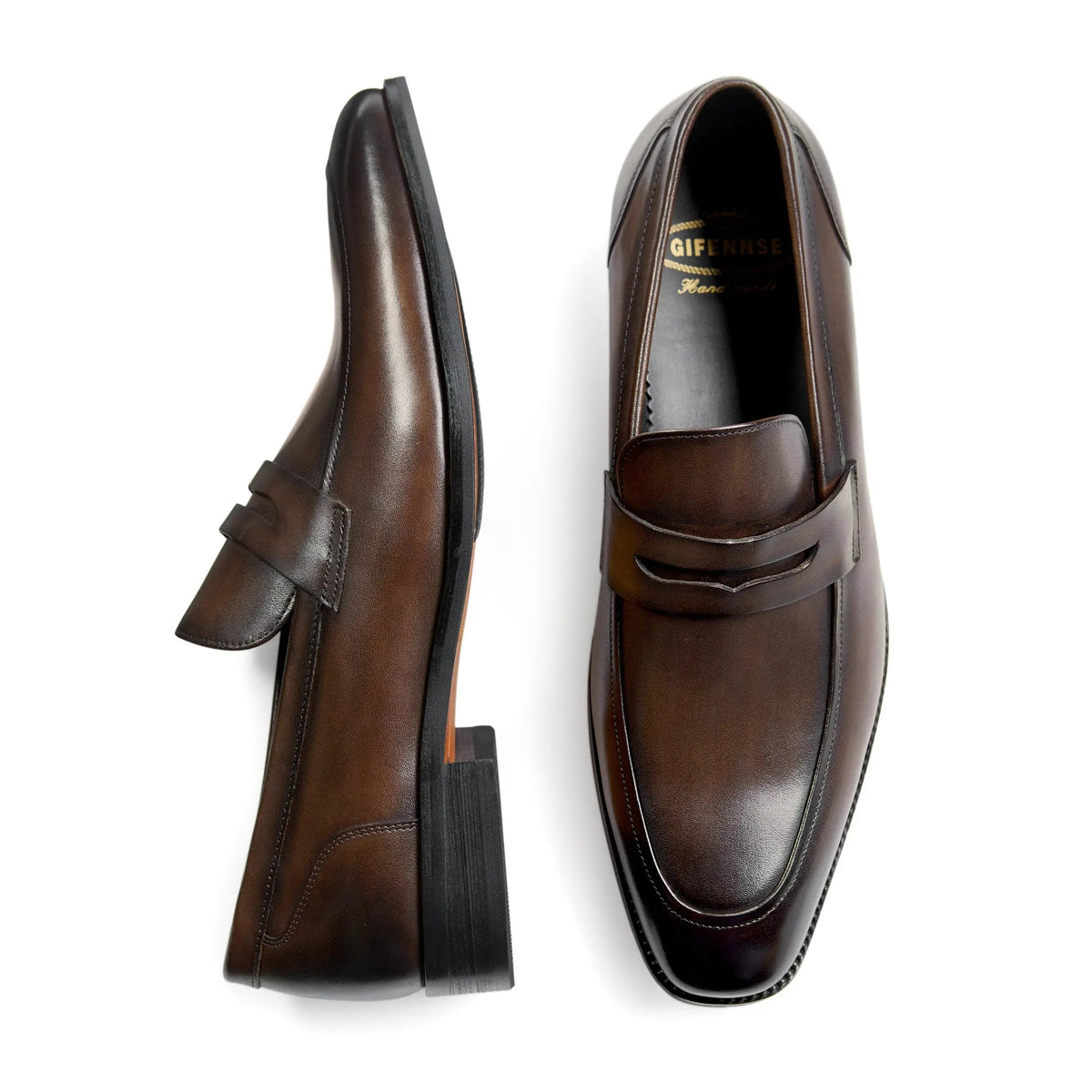 Hadrian | Men's Leather Slip on Loafer