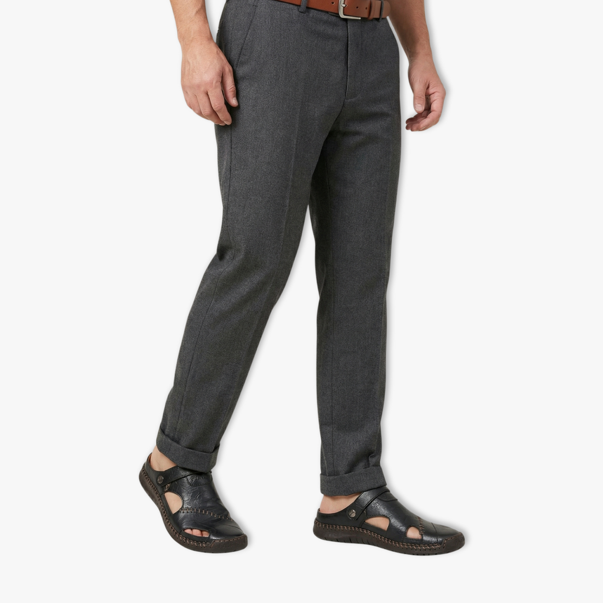 Warren | Men's Smooth Platform Slide