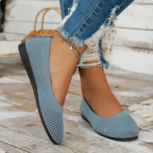 Astrid | Women's Mesh Wide Fit Flat Shoe