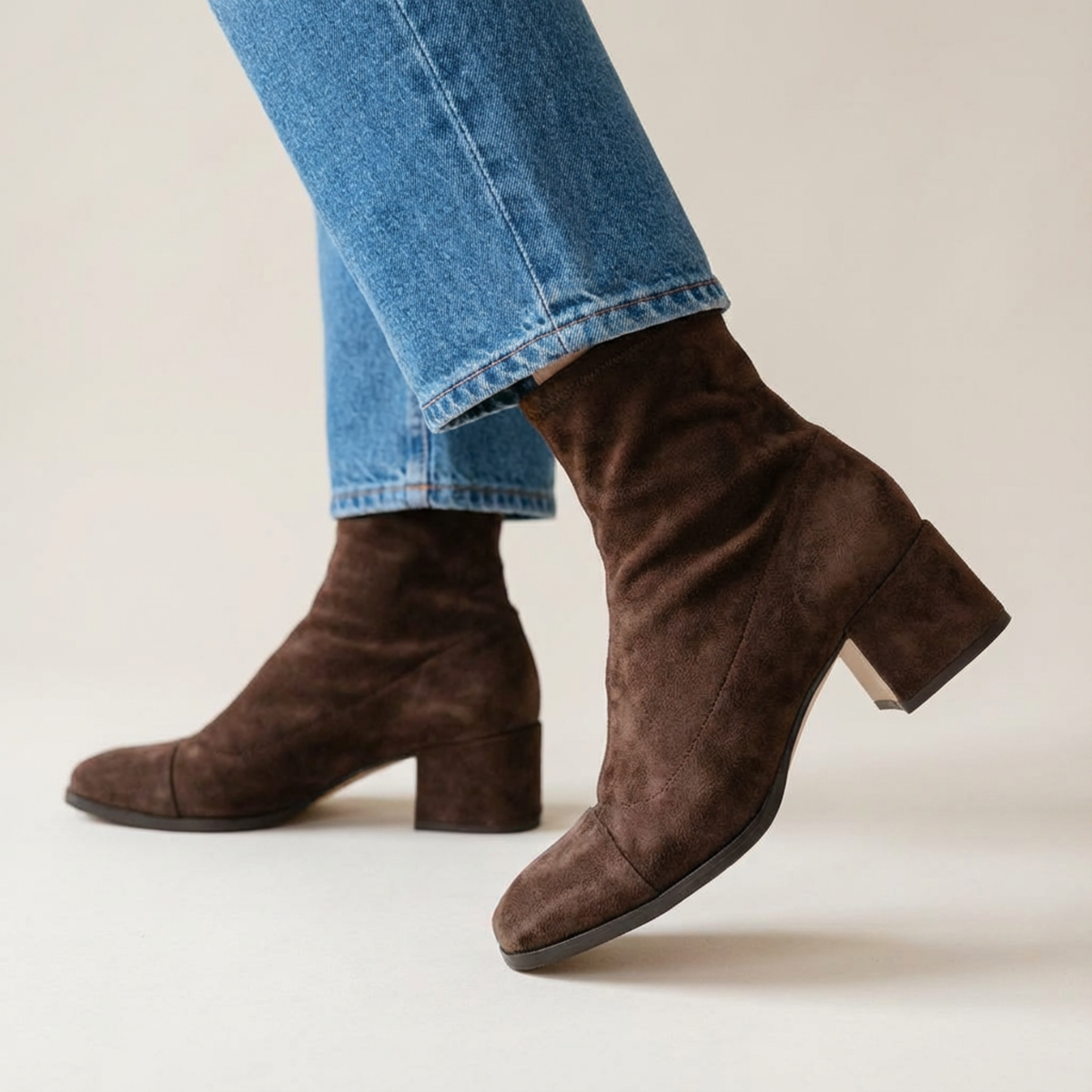 Greer | Women's Square Toe Block Heel Boot