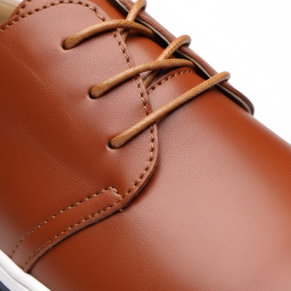 Andreas | Men's Mesh Lace Up Flat Shoe