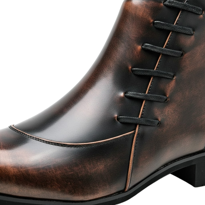 Arne | Men's Patent Flat Dress Shoe