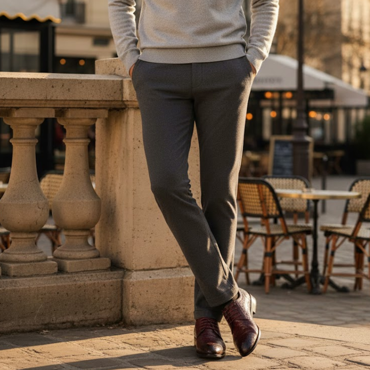 Gottfried | Men's Smooth Flat Dress Shoe
