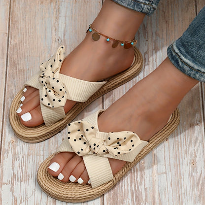 Mira | Women's Woven Bow Slide