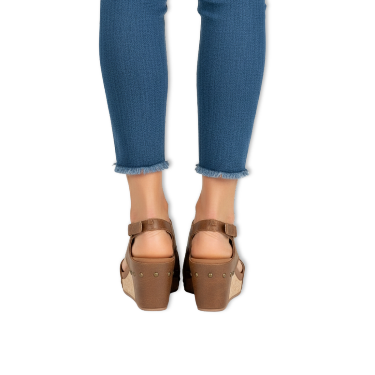 Thora | Women's Studs Leather Look Sandal