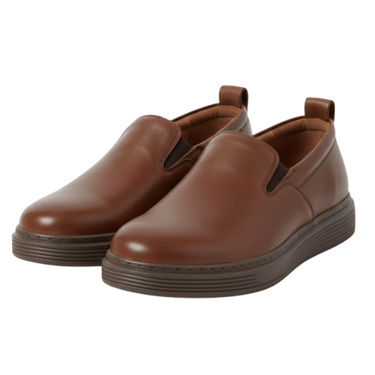 Jerome | Men's Leather Elastic Loafer