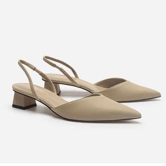 Delphine | Women's Pointed Toe Slingback Strap Heel