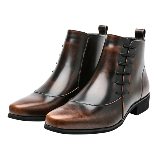 Arne | Men's Patent Flat Dress Shoe