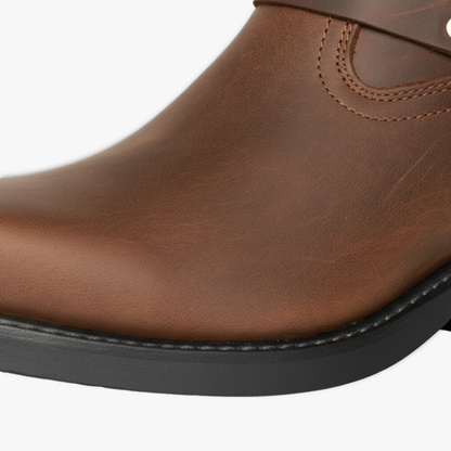 Peregrine | Men's Leather Look Lace Up Chelsea Boot