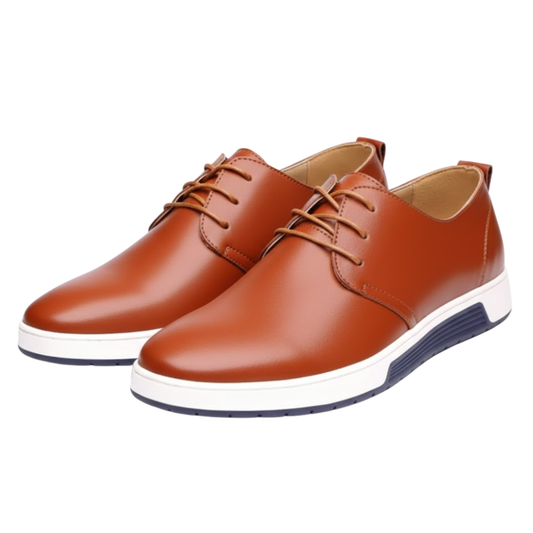 Andreas | Men's Mesh Lace Up Flat Shoe