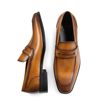 Hadrian | Men's Leather Slip on Loafer
