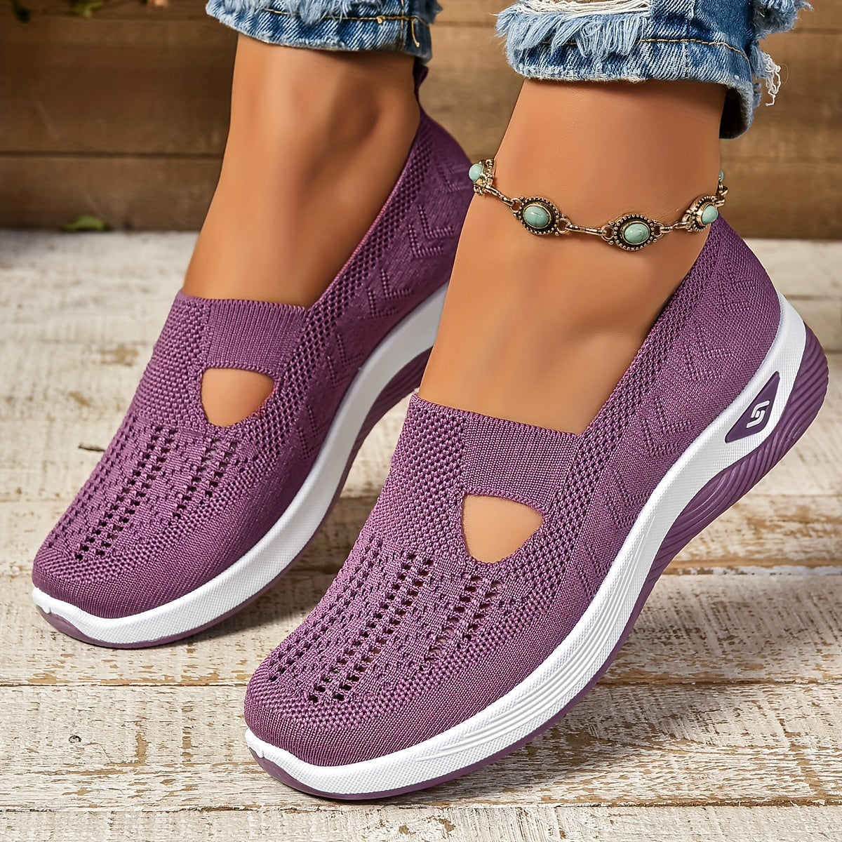 Ebba | Women's Mesh Slip on Sneaker