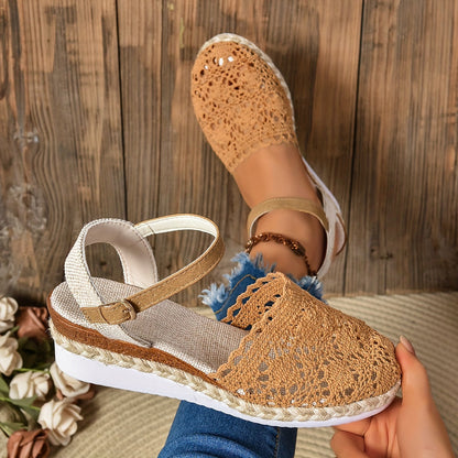 Stina | Women's Woven Knit Sandal
