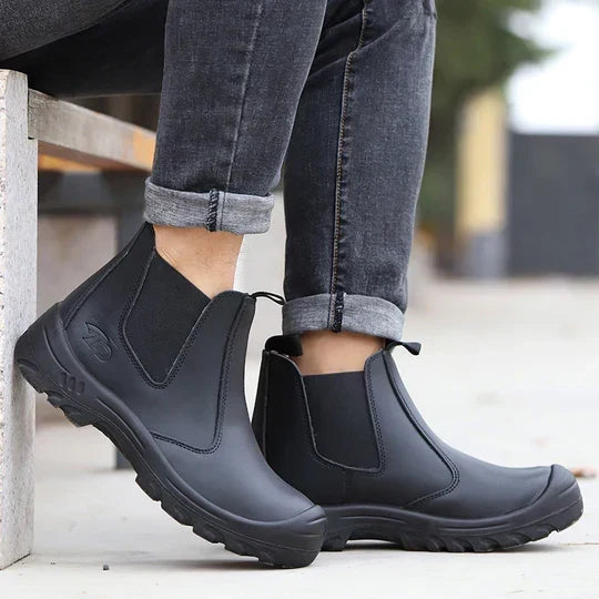 Olof | Men's Smooth Lace Up Work Boot