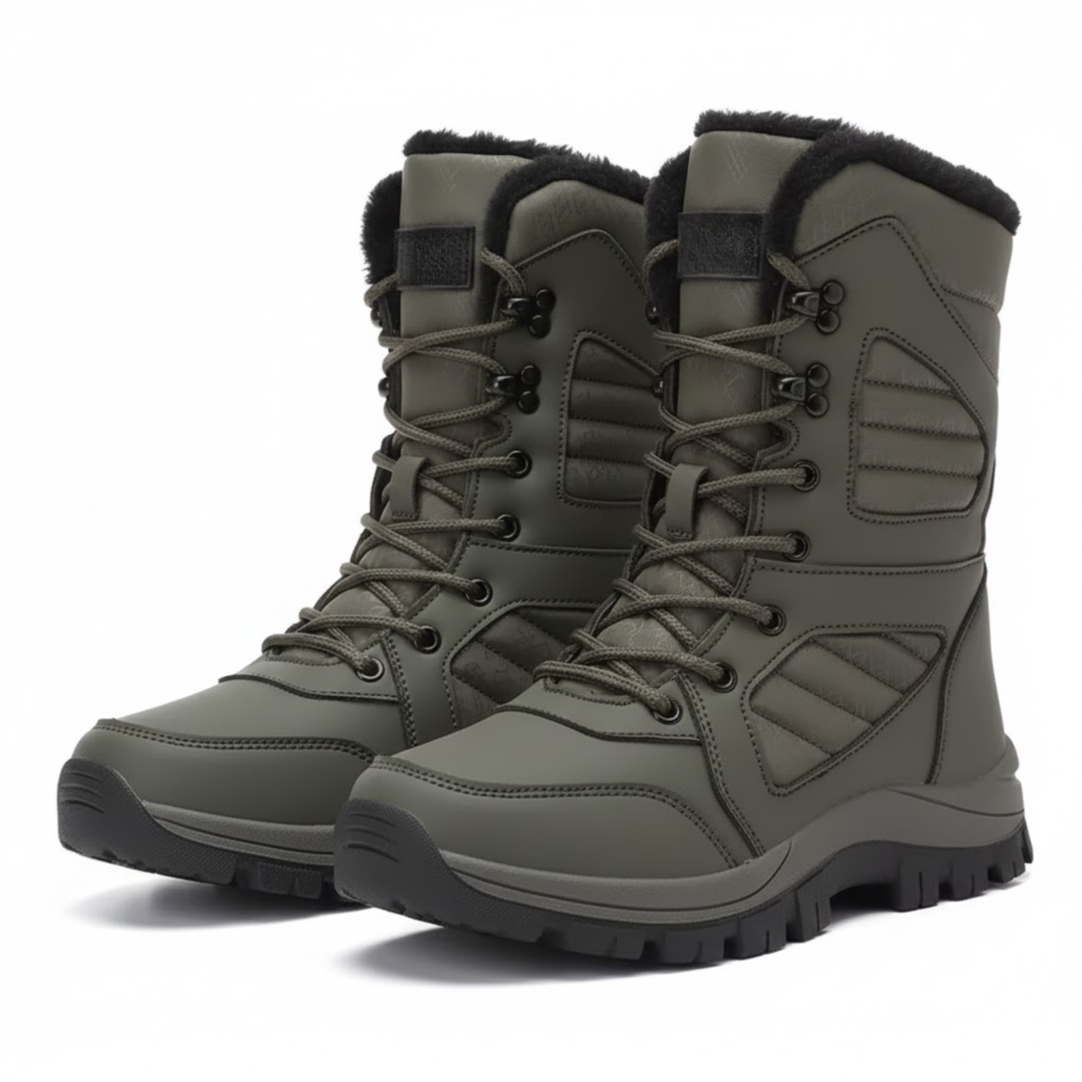 Agnes | Women's Cotton Grooved Winter Boot