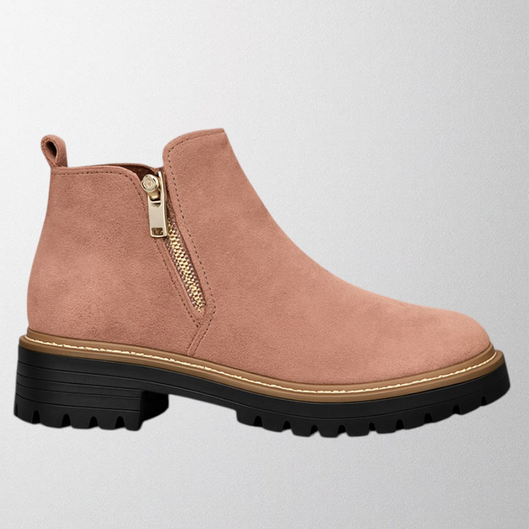 Kira | Women's Round Toe Zip Boot