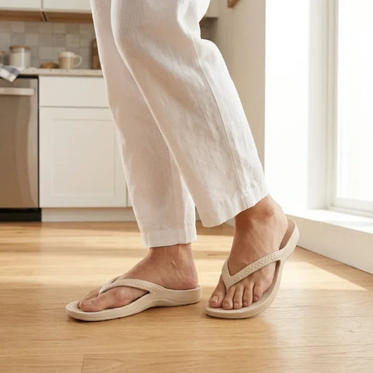 Gerda | Women's Textured Toe Post Flip Flop
