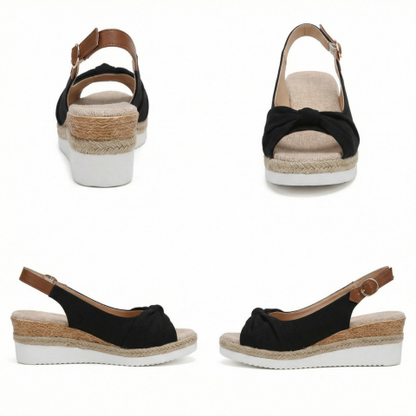Ylva | Women's Knot Textured Sandal