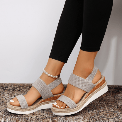 Louisa | Women's Textured Open Toe Sneaker