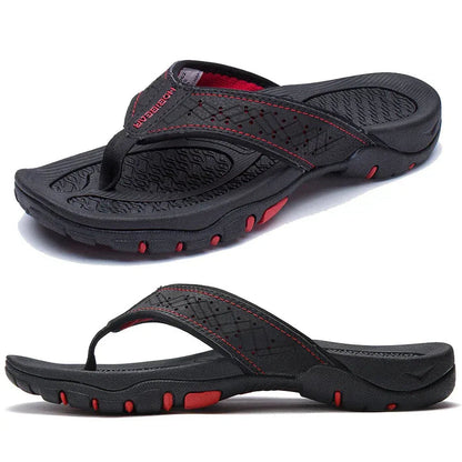 Nicolas | Men's Leather Look Toe Post Sandal