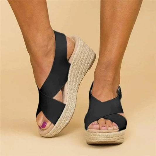 Sibylla | Women's Woven Open Toe Espadrille