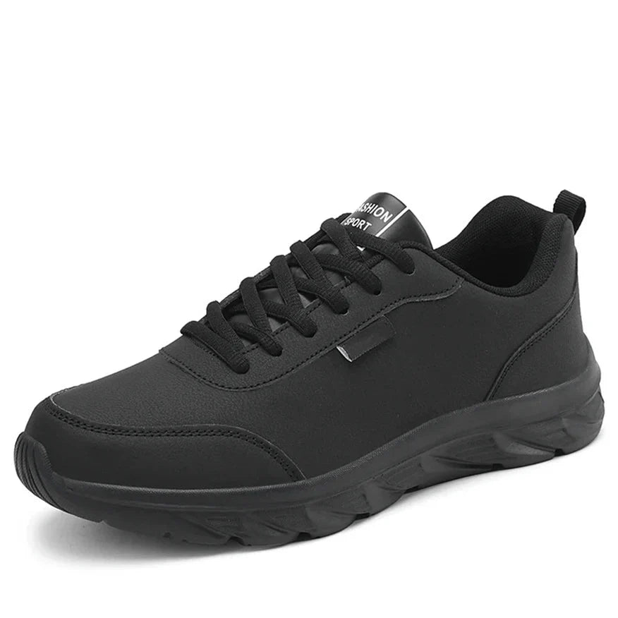 Sigurd | Men's Leather Look Lace Up Sneaker