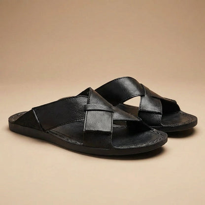 Reinhard | Men's Slip on Flat Slide