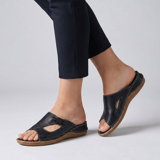 Tirza | Women's Cut Out Open Toe Slide