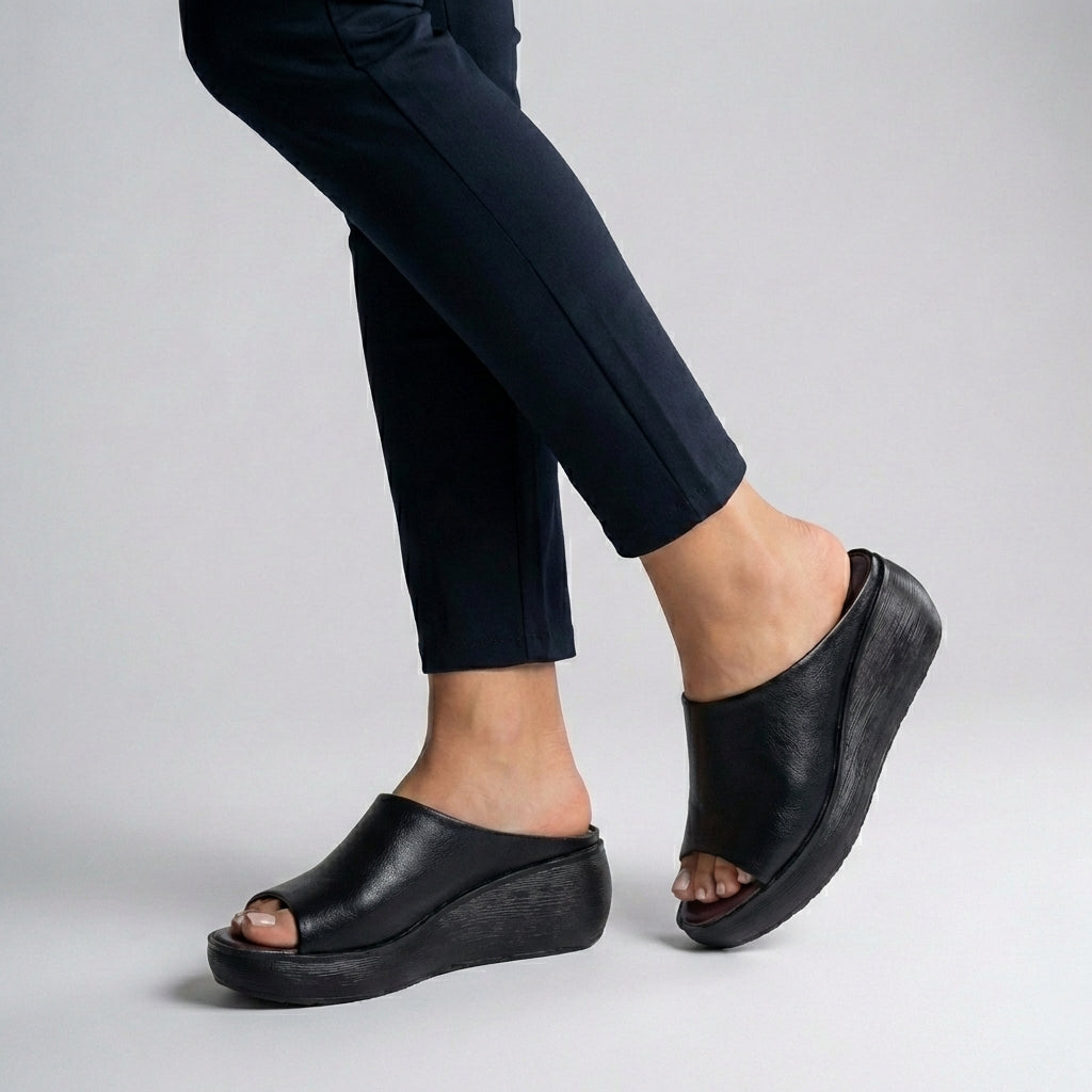 Serena | Women's Open Toe Slip on Slide